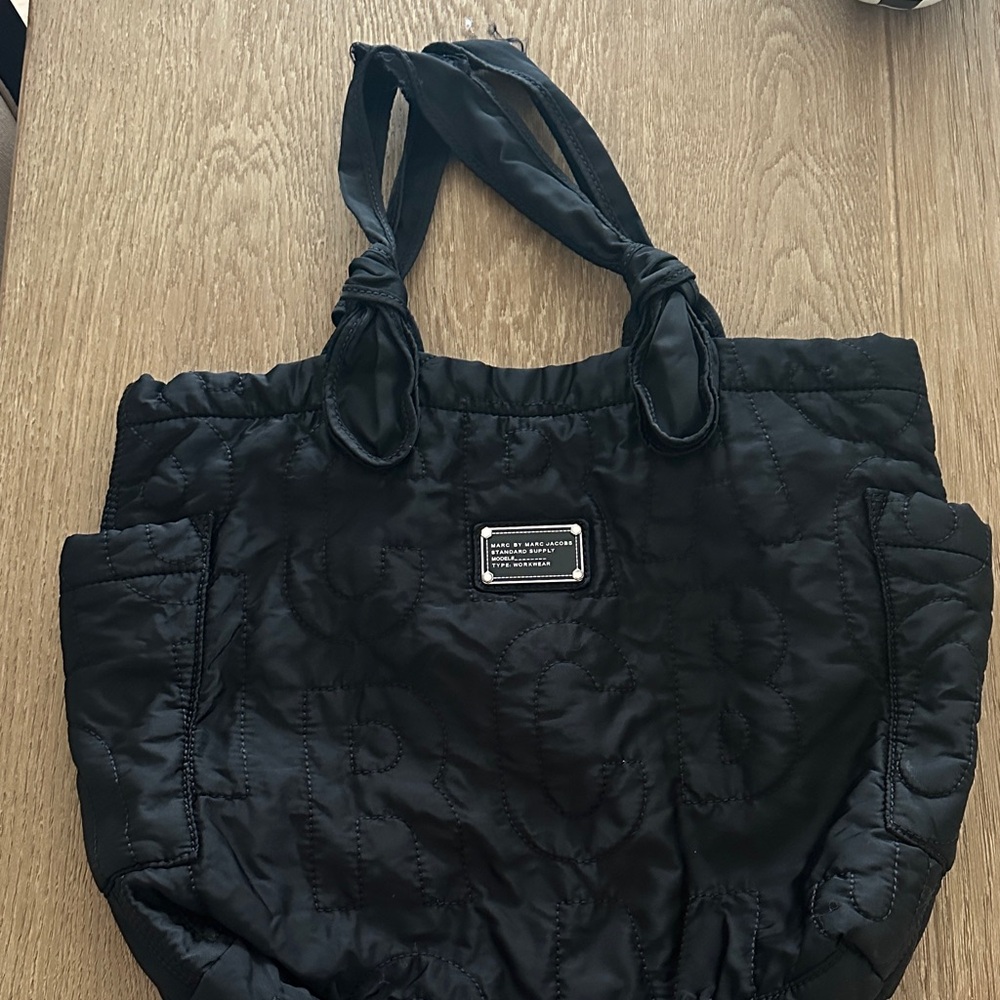 Marc By Marc Jacobs Black Quilted Tote